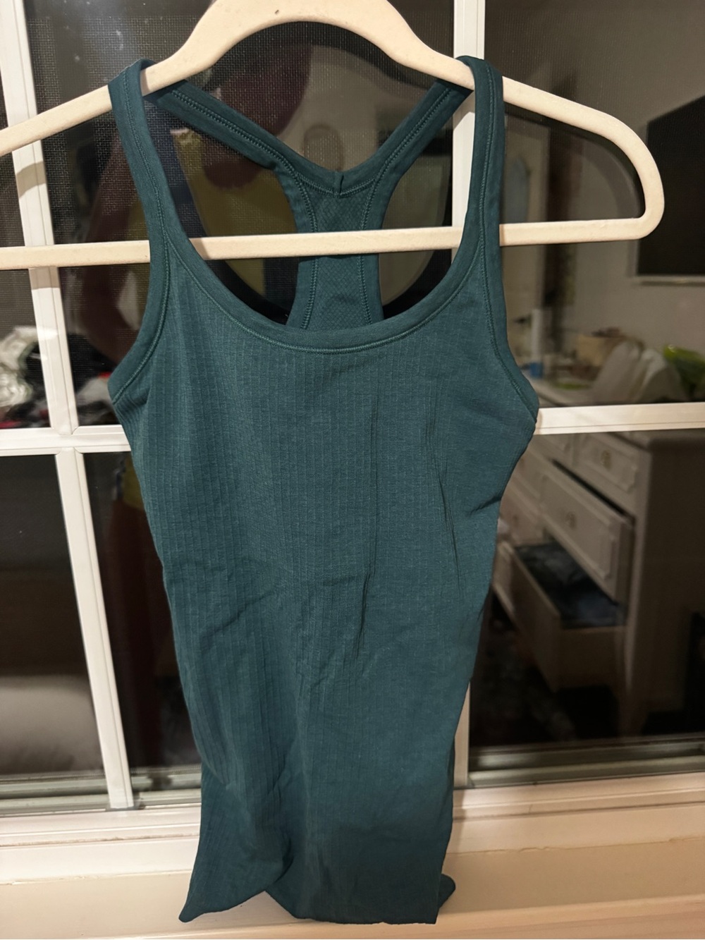 Lululemon Ebb to Street Racerback Tank Top - Teal Green
